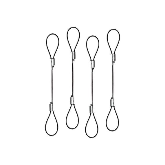 LINDY - Cable retention tether - 25 cm (pack of 4) | 40774