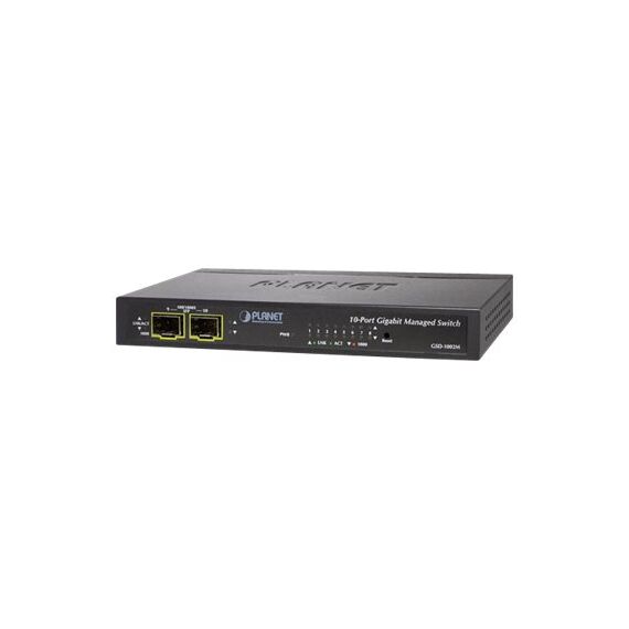 PLANET GSD-1002M - Switch - Managed - 8 x 10/100/1000 + 2 x Fast