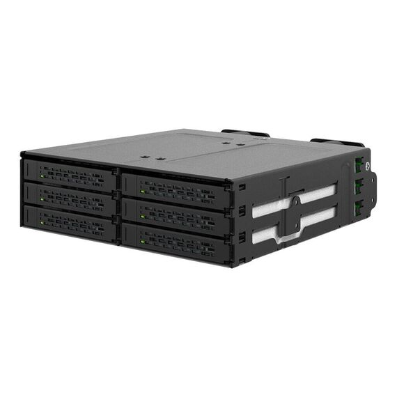 ICY Dock ToughArmor MB118VP-B - Storage enclosure - 6 x U.2/U.3 N