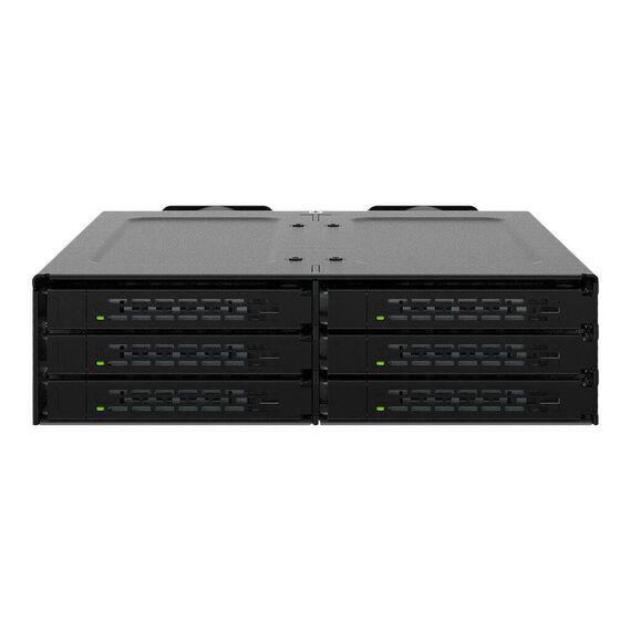 ICY Dock ToughArmor MB118VP-B - Storage enclosure - 6 x U.2/U.3 N