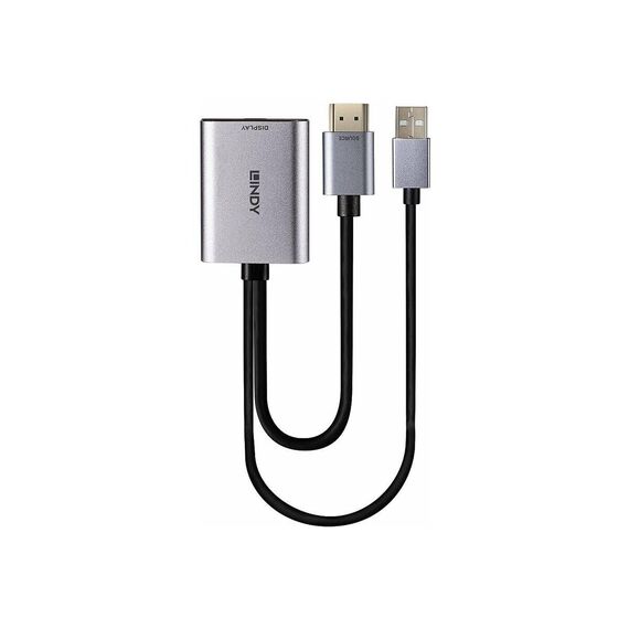 Lindy - Video converter - USB-C - grey | 43347