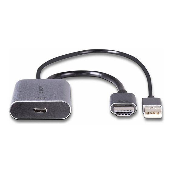 Lindy - Video converter - USB-C - grey | 43347