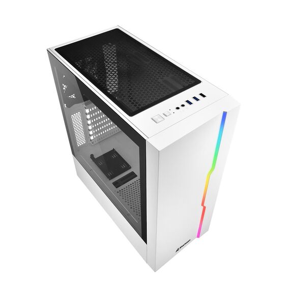 Sharkoon RGB Slider / Midi Tower / PC / White / 1 | 4044951032006