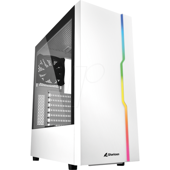 Sharkoon RGB Slider / Midi Tower / PC / White / 1 | 4044951032006