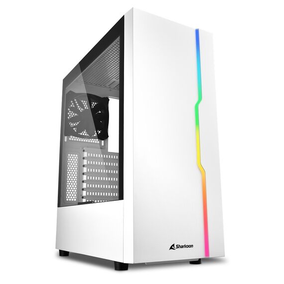 Sharkoon RGB Slider / Midi Tower / PC / White / 1 | 4044951032006