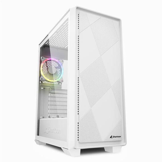 Sharkoon VS8 RGB / Midi Tower / PC / White / 120  | 4044951039098