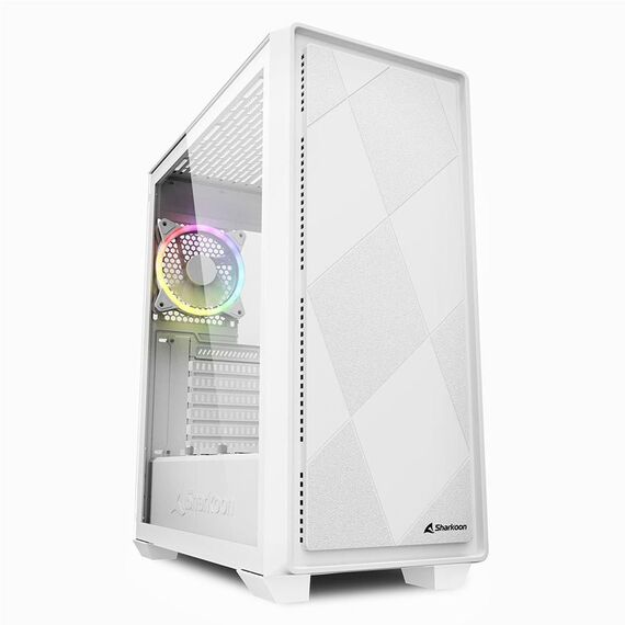 Sharkoon VS8 RGB / Midi Tower / PC / White / 120  | 4044951039098