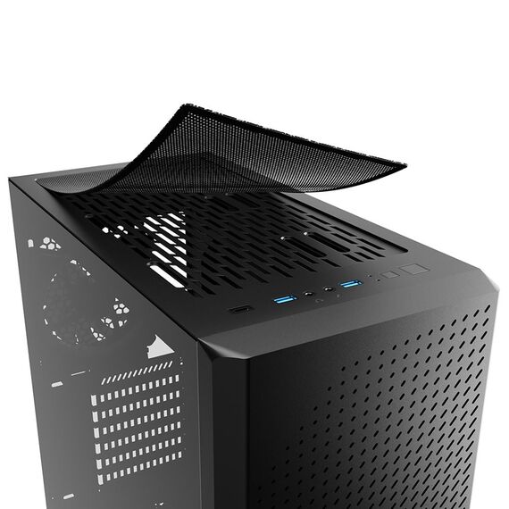 Sharkoon VS9 RGB / Midi Tower / PC / Black / 3x 1 | 4044951039111