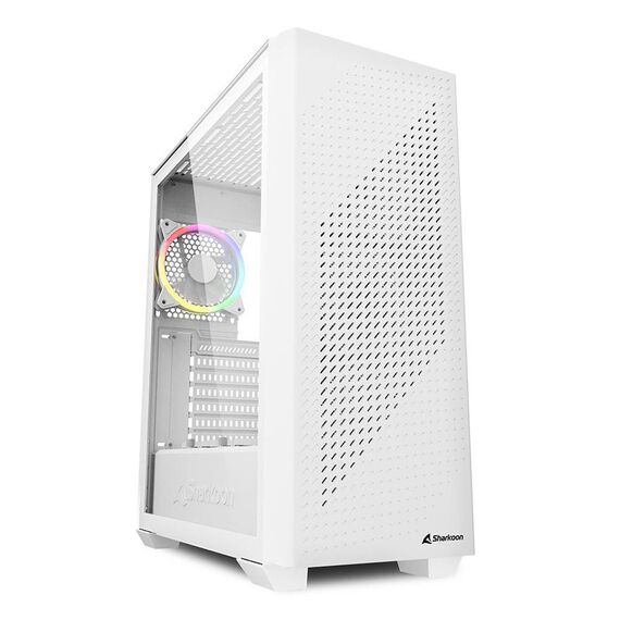 Sharkoon VS9 RGB / Midi Tower / PC / White / 3x 1 | 4044951039128