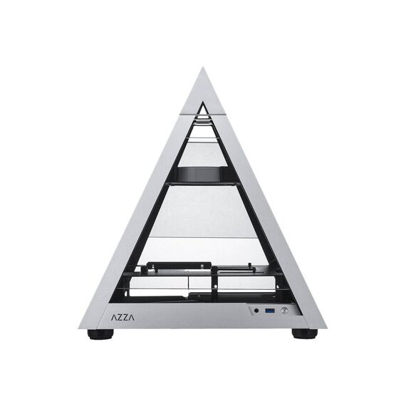 AZZA Pyramid Mini 806 - Mini-ITX tower - windowed side | CSAZ-806