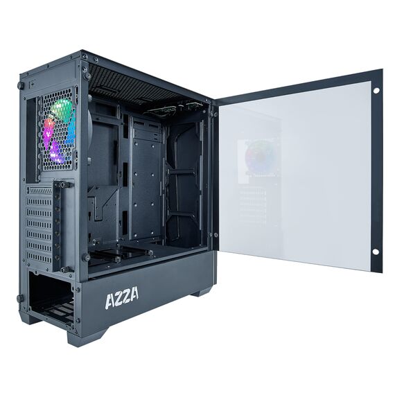 Azza APOLLO 430 / Midi Tower / PC / Black / Bot | Apollo 430B DF2