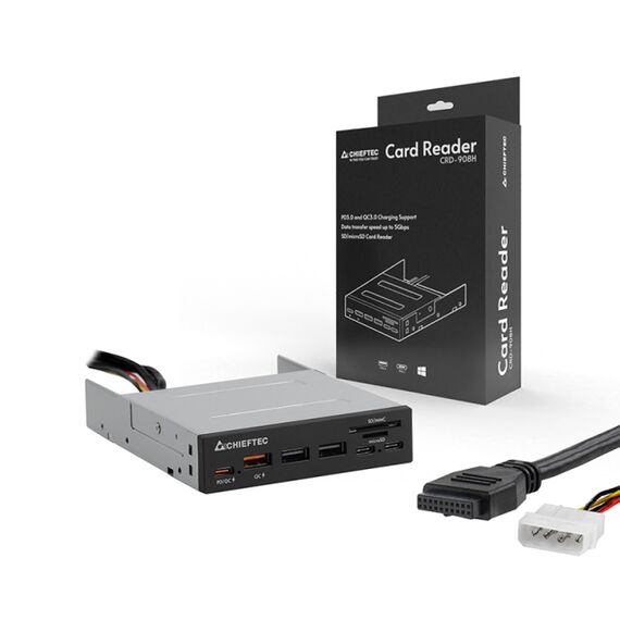 Chieftec CRD-908H - Card reader - 2 in 1 - 3.5" (SD, microSD) - U