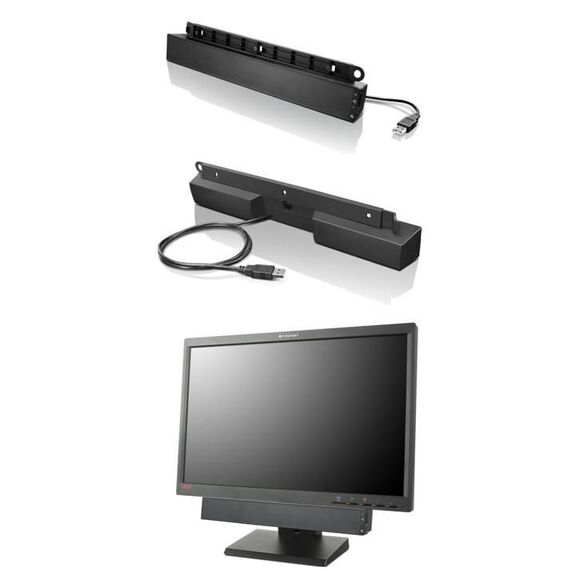 Lenovo USB Soundbar - Speakers - for PC - USB - 2.5 Wa | 0A36190#