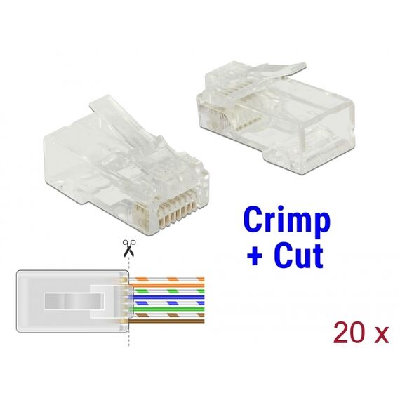 DeLOCK - Network connector - RJ-45 (M) - UTP - 5 - 6.5 mm | 86451