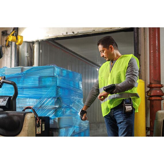 Zebra RS61B0-KBSSZWR / Wearable bar code reader / 2D / LED / Wire