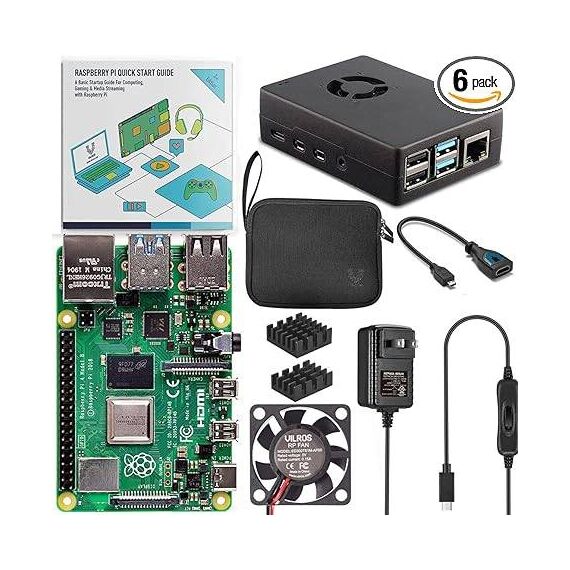 Raspberry Pi Pi 4B 4GB Basic Kit 4 GB 4 GB 4 GB 4 SIBASIC4GB