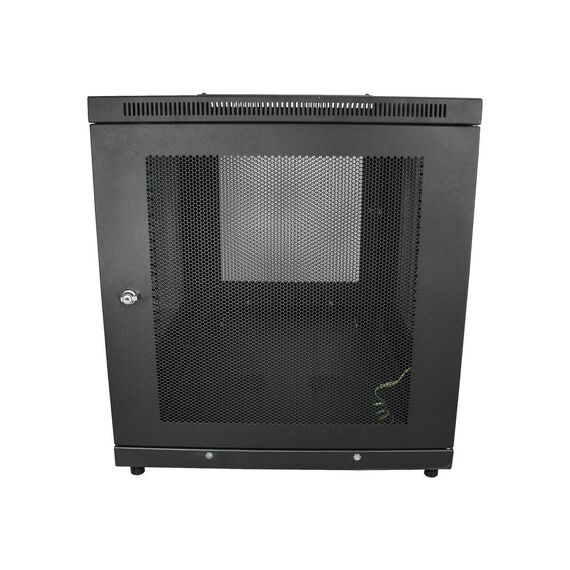StarTech.com 12U Server Rack Cabinet, 4-Post Adjustab | RK1233BKM