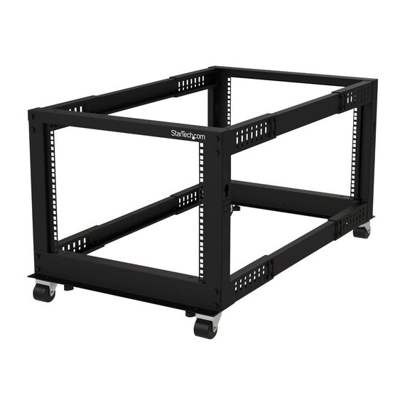 StarTech.com 8U 19" Open Frame Server Rack, 4 Post  | 4POSTRACK8U