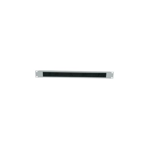 Intellinet 19" Cable Entry Panel, 1U, with Brush Insert, | 712477