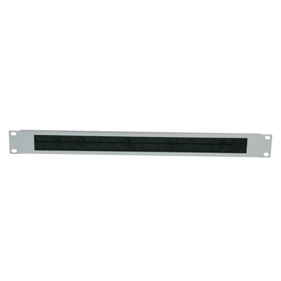 Intellinet 19" Cable Entry Panel, 1U, with Brush Insert, | 712477
