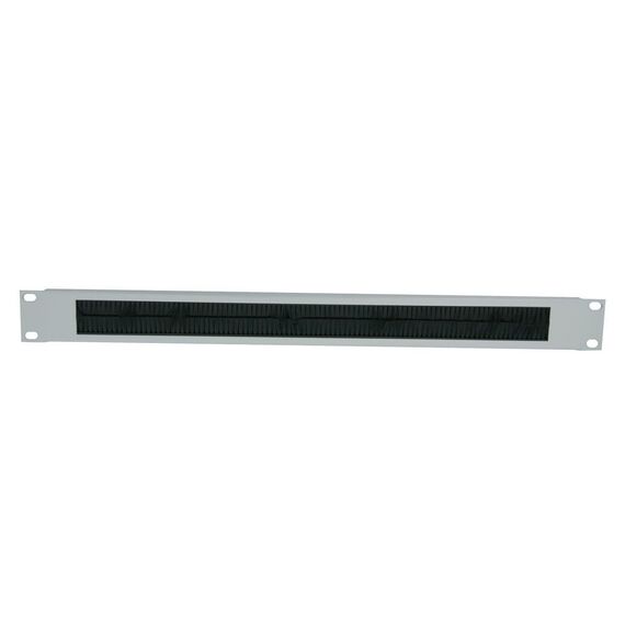 Intellinet 19" Cable Entry Panel, 1U, with Brush Insert, | 712477