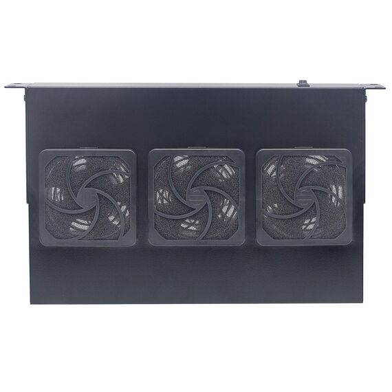 Intellinet 3-Fan Ventilation Unit for 19" Racks, 1U, Bla | 712668