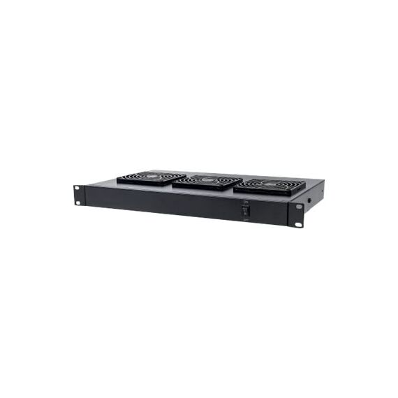 Intellinet 3-Fan Ventilation Unit for 19" Racks, 1U, Bla | 712668