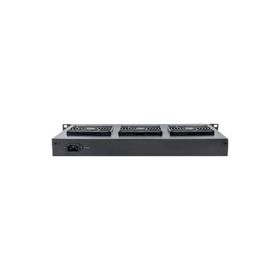 Intellinet 3-Fan Ventilation Unit for 19" Racks, 1U, Bla | 712668
