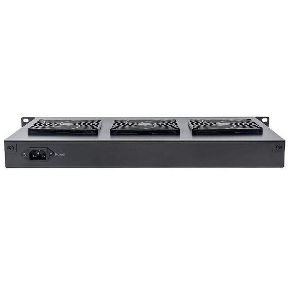 Intellinet 3-Fan Ventilation Unit for 19" Racks, 1U, Bla | 712668
