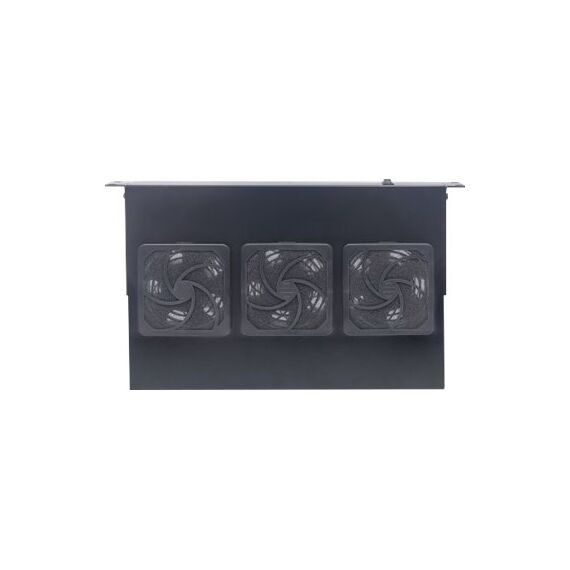 Intellinet 3-Fan Ventilation Unit for 19" Racks, 1U, Bla | 712668