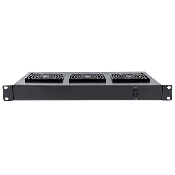 Intellinet 3-Fan Ventilation Unit for 19" Racks, 1U, Bla | 712668
