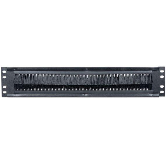 Intellinet 19" Cable Entry Panel, 2U, with Brush Insert, | 712774