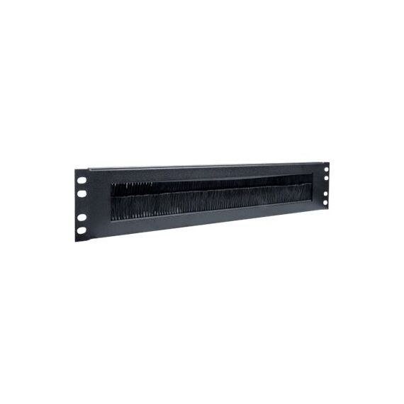 Intellinet 19" Cable Entry Panel, 2U, with Brush Insert, | 712774