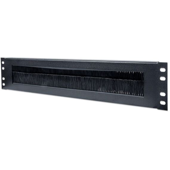 Intellinet 19" Cable Entry Panel, 2U, with Brush Insert, | 712774