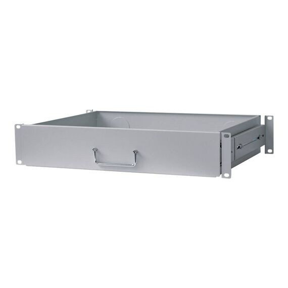 Intellinet 19" Drawer Shelf, 2U, Shelf Depth 350mm, Grey | 714921