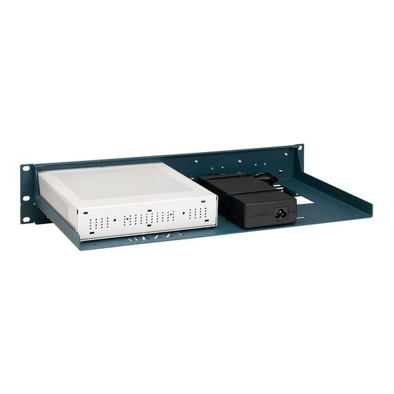 Rackmount.IT RM-CI-T8 - Rack mounting kit - jet black, RAL 9005 -