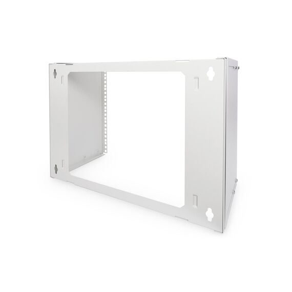 DIGITUS Eco-Line DN-19 PB-8U - Rack - wall mountable - grey, RAL