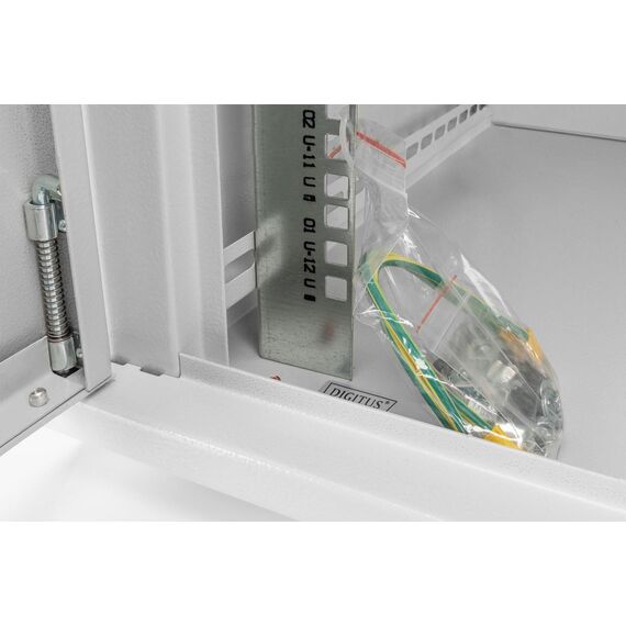 Digitus DN-19 16-U-EC - Cabinet - wall mountable - grey, RAL 7035