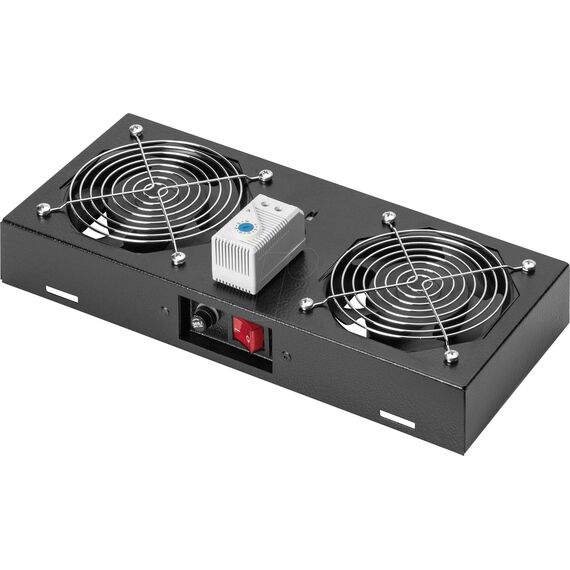 DIGITUS Professional Line DN-19 FAN-2-WM-T-SW - Rack fan tray - w