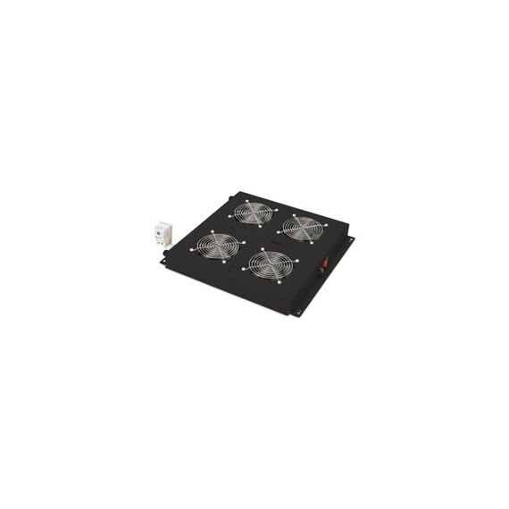 Digitus DN-19 FAN-4-B-N - Rack roof with 2 fans - with 4 cooling