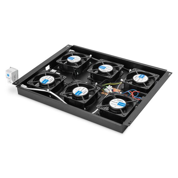 DIGITUS Professional Unique DN-19 FAN-6-SRV-B - Rack fan tray - w