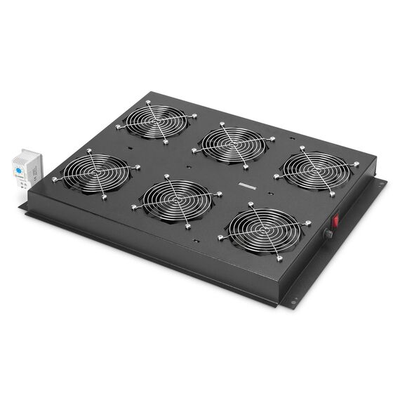 DIGITUS Professional Unique DN-19 FAN-6-SRV-B - Rack fan tray - w