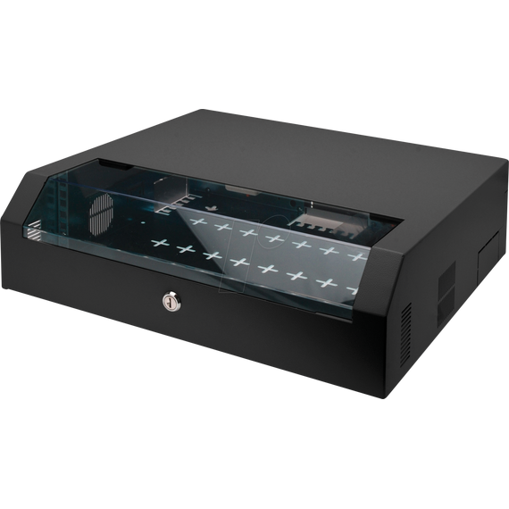 Digitus SoHo Slim Line DN-19 04U-PB - Cabinet -  | DN-19 04U-PB-B