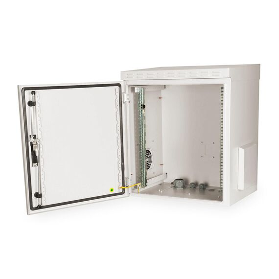 Digitus DN-19 12U-I-OD - Cabinet - wall mountable - grey, RAL 703