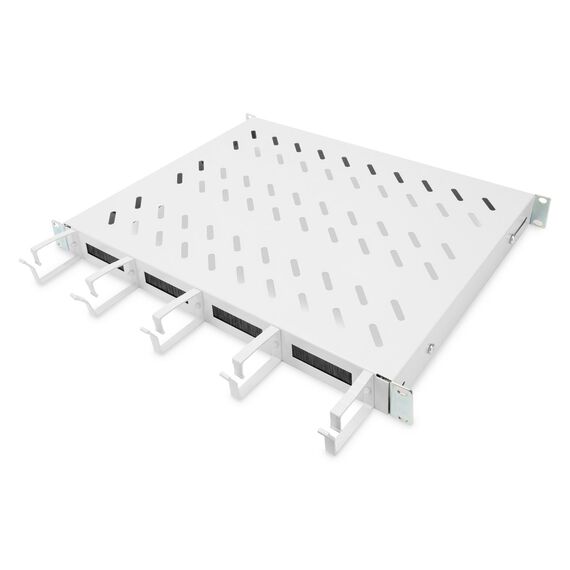 Digitus DN-97680 - Rack shelf - fixed - light grey, RAL 7035 - 1U