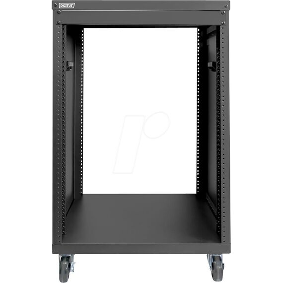 Digitus - Rack cabinet - black, RAL 9005 - 16U - 19" | DN-48001