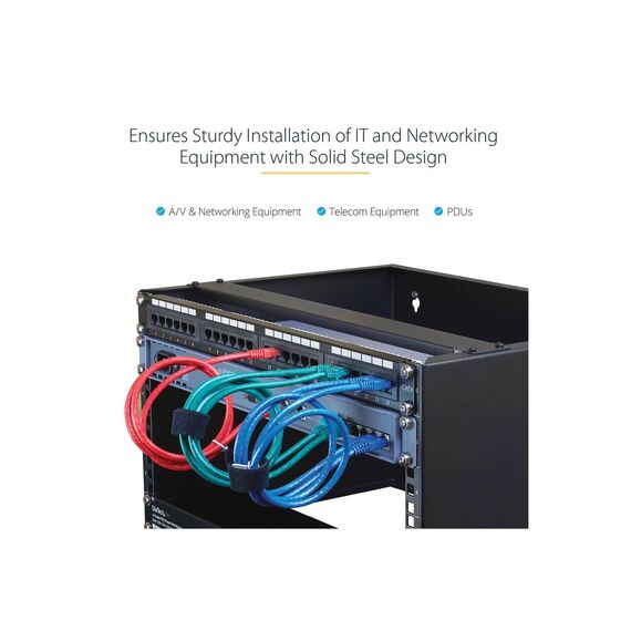 StarTech.com 10U Wall Mount Rack, 19" Wall  | RACK-10U-14-BRACKET