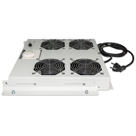 Intellinet 4-Fan Ventilation Unit for 19" Racks, Roof Mo | 712798