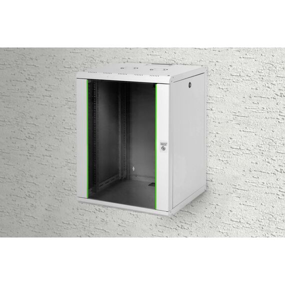 DIGITUS SoHoline DN-19 16U-6/6 - Cabinet - wall mountable - grey,