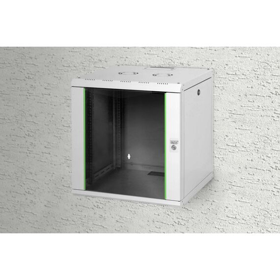 DIGITUS SoHoline DN-19 12U-6/6 - Cabinet - wall mountable - grey,